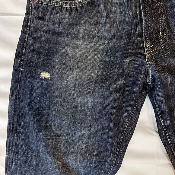 Ralph Lauren Denim & Supply Jeans Mens Actual Sz 32x29 Distressed Denim Straight - Picture 5 of 14